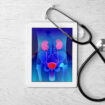 Tablet,Displaying,Urinary,System,And,Stethoscope,On,Wooden,Background.,Urology